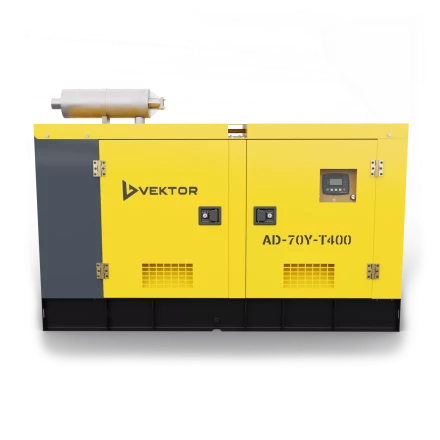Дизельный генератор Vektor AD-70Y-T400 в шумозащитной кожухе купить в Новом Уренгое