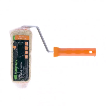 Валик &quot;Фасадные работы&quot; 180 мм ворс 18мм D 48 мм D ручки 8 мм полиакрил полиэстер Сибртех 80174 купить в Новом Уренгое