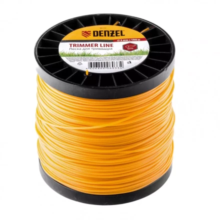 Леска для триммера круглая  2,0 мм 190 м на Din катушке Россия Denzel 96133 купить в Новом Уренгое