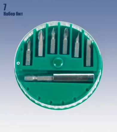 Набор бит 7 шт. S2 Кратон 1 12 01 001 купить в Новом Уренгое
