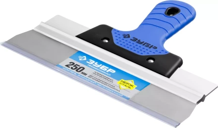 Шпатель ЗУБР &quot;ПРОФЕССИОНАЛ&quot; ФАСАДНЫЙ нержавеющий, 2к ручка. 250мм 10049-25_z03 купить в Новом Уренгое