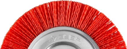 ЗУБР &quot;ПРОФЕССИОНАЛ&quot;. Щетка дисковая для УШМ, нейлоновая проволока с абразивным покрытием, 150х22мм 35160-150_z01 купить в Новом Уренгое