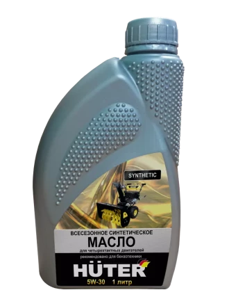 Масло моторное 5W-30 синтетическое для четырёхтактных двигателей Huter купить в Новом Уренгое