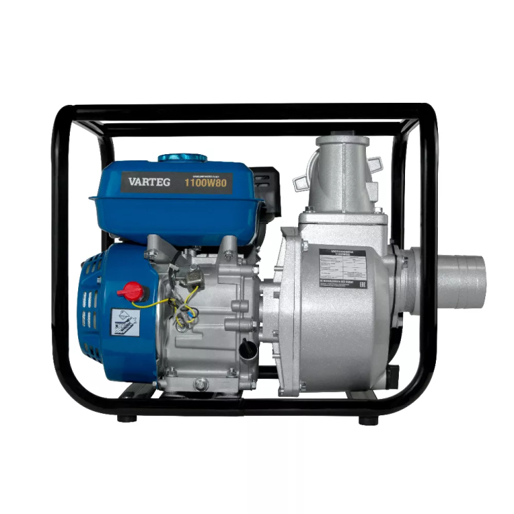 Мотопомпа бензиновая VARTEG 1100W80 купить в Новом Уренгое