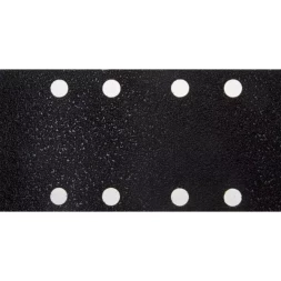 Лист шлиф. универсал. URAGAN "Оптимален для твердых пород дерева" 8 отверстий по линии, для ПШМ, P80, 80х166мм, 50шт 907-22101-080-50