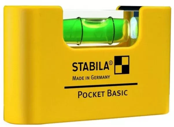 Уровень тип  Pocket Basic  70x20x40мм 1 горизонтальный уровень точность ±1мм/м   STABILA купить в Новом Уренгое