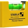 Уровень тип  Pocket Basic  70x20x40мм 1 горизонтальный уровень точность ±1мм/м   STABILA купить в Новом Уренгое