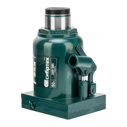 Домкрат гидравлический бутылочный Сибртех 50811, 50 т, 245-385 мм купить в Новом Уренгое