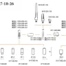Горелка TIG 18 320A 100% TIG 250 315 AC/DC 8метра Trak-50MMQ 2p б/р Aurora купить в Новом Уренгое