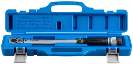 Ключ динамометрический ЗУБР &quot;ЭКСПЕРТ&quot;, с кольцевым фиксатором, точность  +/- 4%, 3/8&quot;, 19 - 110 Нм 64083-110 купить в Новом Уренгое