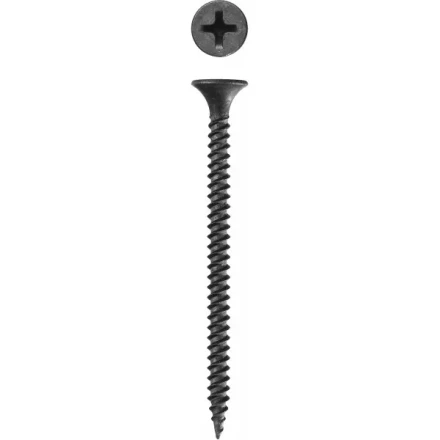 Саморезы фосфатированные с мелкой резьбой, гипсокартон-металл, ЗУБР 300016-35-055, PH2, 3,5 x 55 мм, 35 шт 300016-35-055 купить в Новом Уренгое