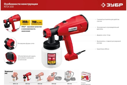 Краскопульт электрический КПЭ-350 серия МАСТЕР купить в Новом Уренгое