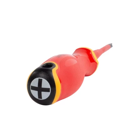 Набор диэлектрических отверток КВТ SLIM VDE НИО-2202 сталь S2, профиль SL, PH, 2 шт. (88929) купить в Новом Уренгое