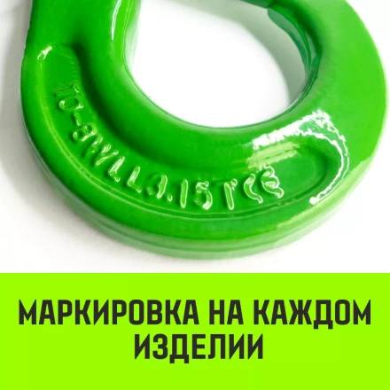 Крюк самозапирающийся с проушиной HITCH 10-Т8 кл 3.2 Т (SZ071266) купить в Новом Уренгое