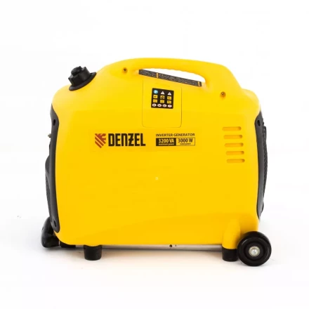 Генератор инверторный GT-3200iSE, 3.2 кВт, 230 В, бак 6 л, закрытый корпус, электростартер Denzel 94703 купить в Новом Уренгое