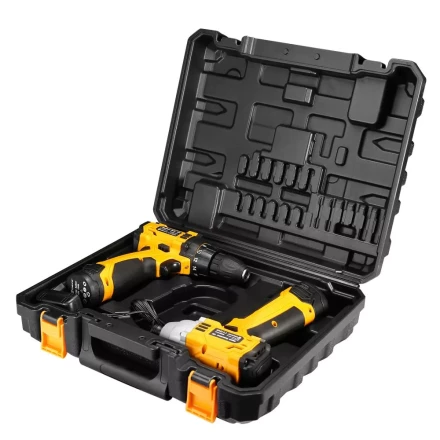 Набор аккумуляторного инструмента DEKO Гайковерт DKIS12 + Дрель DKCD12, 063-4107 купить в Новом Уренгое