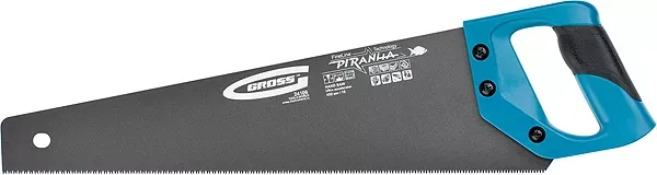 Ножовка по дереву "PIRANHA",450 мм,11-12 TPI,зуб-3D,кал.зуб,тефл.покр.полотна,2-х комп.рук-ка GROSS 24106 купить в Новом Уренгое