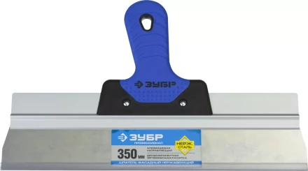 Шпатель ЗУБР &quot;ПРОФЕССИОНАЛ&quot; ФАСАДНЫЙ нержавеющий, 2к ручка. 350мм 10049-35_z03 купить в Новом Уренгое