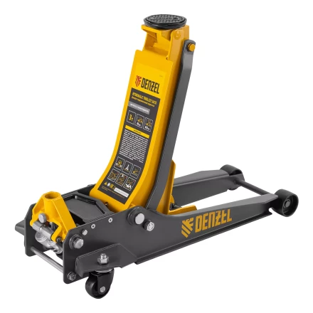 Домкрат гидравлический подкатной Denzel 51271, 3 т, 85-610 мм, быстрый подъем, низ. подхват, проф, SUV купить в Новом Уренгое