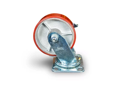 Колесо большегрузное поворотное SCpb 55 125 мм полиуретановое с тормозом (N) 1024152 купить в Новом Уренгое