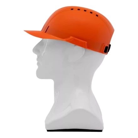 Каскетка защитная &quot;Стиль&quot;, пластиковая, оранжевая Сибртех 89169 купить в Новом Уренгое