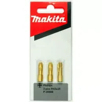 Биты Makita PH3 25мм 3шт, алмазные (P-38598)