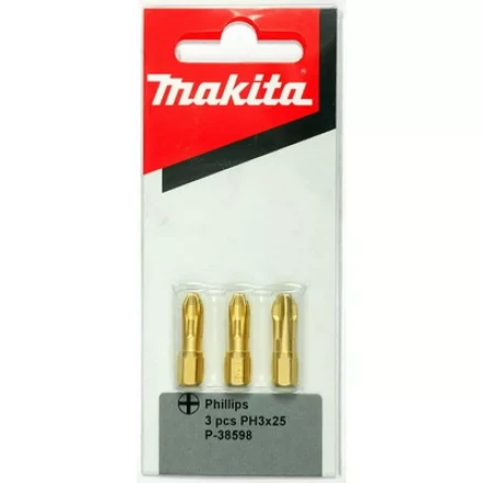 Биты Makita PH3 25мм 3шт, алмазные (P-38598) купить в Новом Уренгое