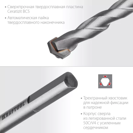 Cверла специальные по твёрдым материалам HARD 29177-090-5 купить в Новом Уренгое