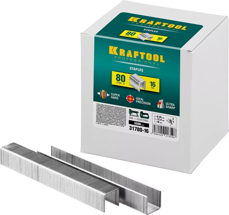 Скобы тип 21GA (80 / Pr A / Senco AT) 5000 шт 31780-16 купить в Новом Уренгое