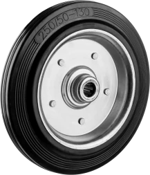 Колеса из литой резины с металлическим диском серия ПРОФЕССИОНАЛ