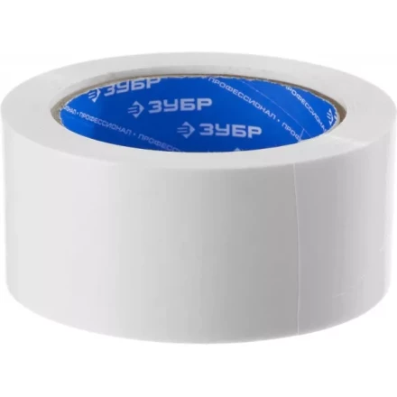 Армированная лента, ЗУБР &quot;ПРОФЕССИОНАЛ&quot; 12092-50-25, универсальная, влагостойкая, 48мм х 25м, белая 12092-50-25 купить в Новом Уренгое