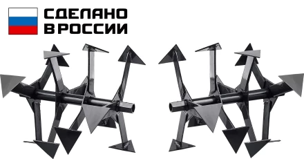 ЗУБР Ф-1, НЕХ 23, фрезы гусиные лапки для мотоблоков (707108-1) купить в Новом Уренгое