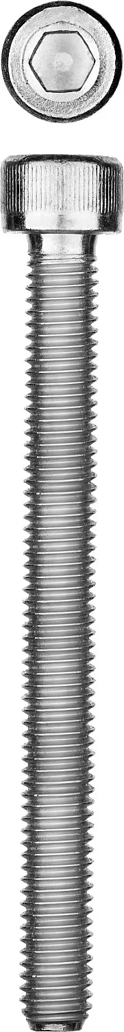ЗУБР DIN 912, кл. пр. 8.8, М12 х 70 мм, цинк, 5 кг, винт с внутренним шестигранником, Профессионал (30318-12-070)